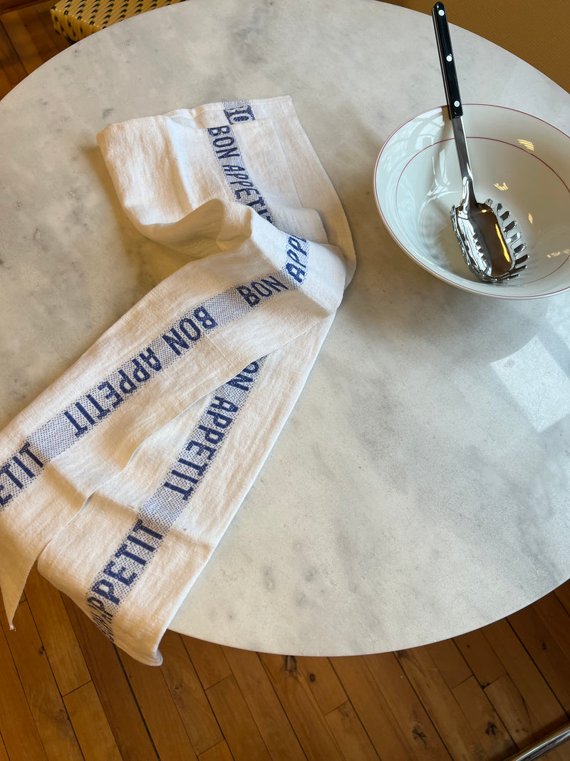 Tea Towel / Bon Appetit / Blanch Bleu