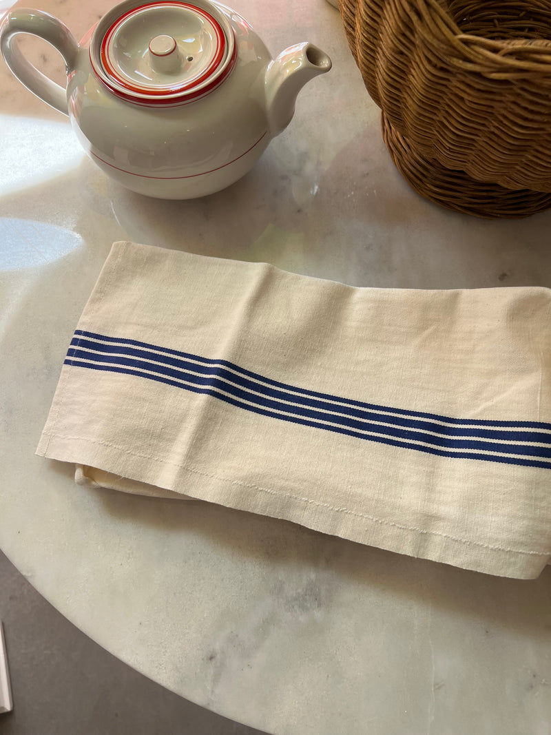 Bistrot Tea Towel - Piano / Bleu