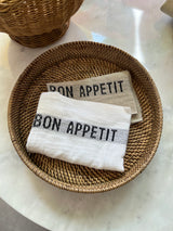 Napkin - Bon Appetit / Blanch Noir