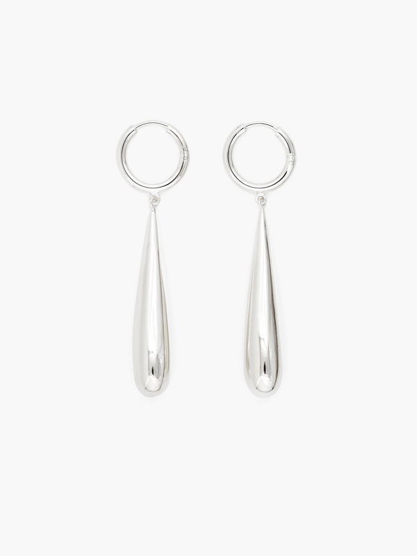 No.12079 / Silver Drop Earrings