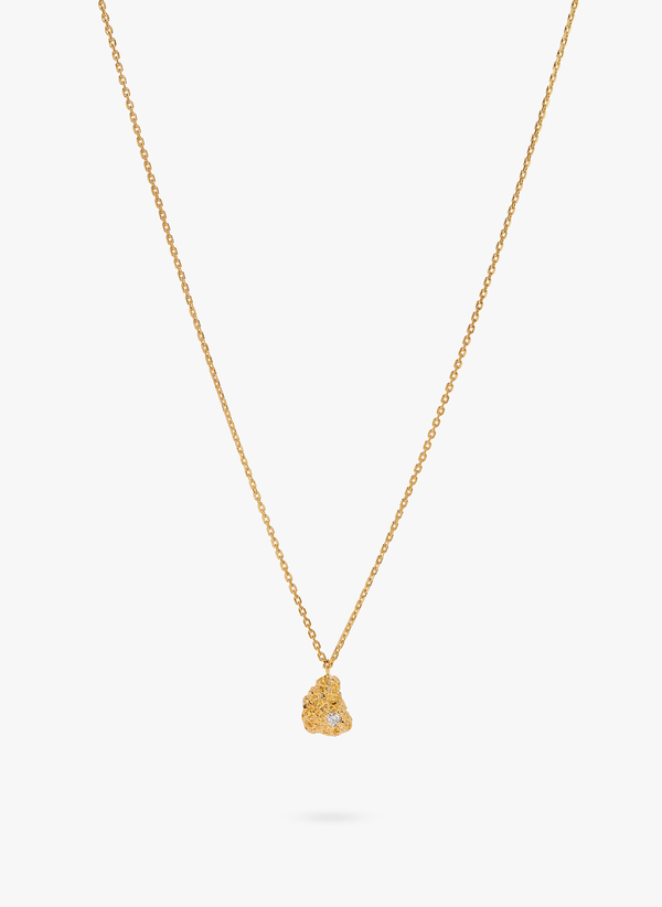 No.15012 / Gold Necklace with Pendant
