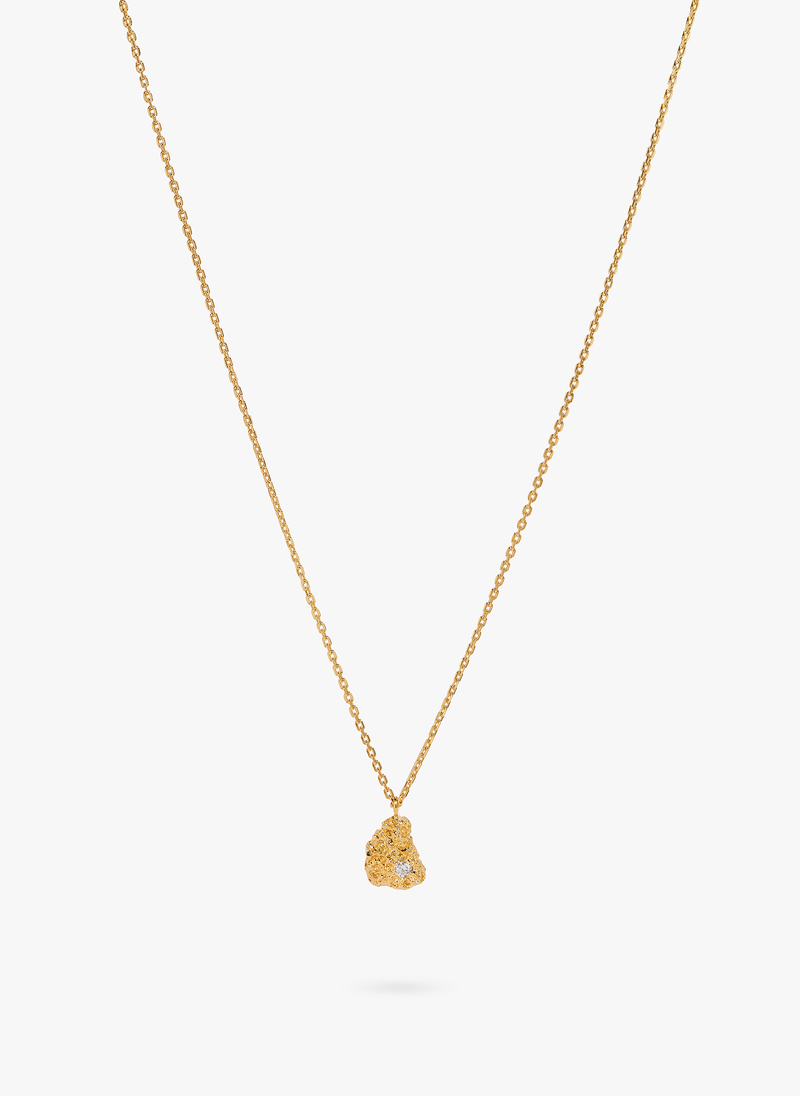 No.15012 / Gold Necklace with Pendant