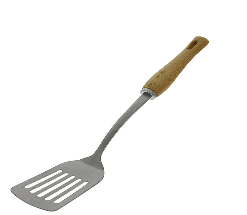 B BOIS / Steel Spatula slotted with wooden handle