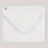 Bobbi Badehåndklæde Onesize / Pale Blue Stripe