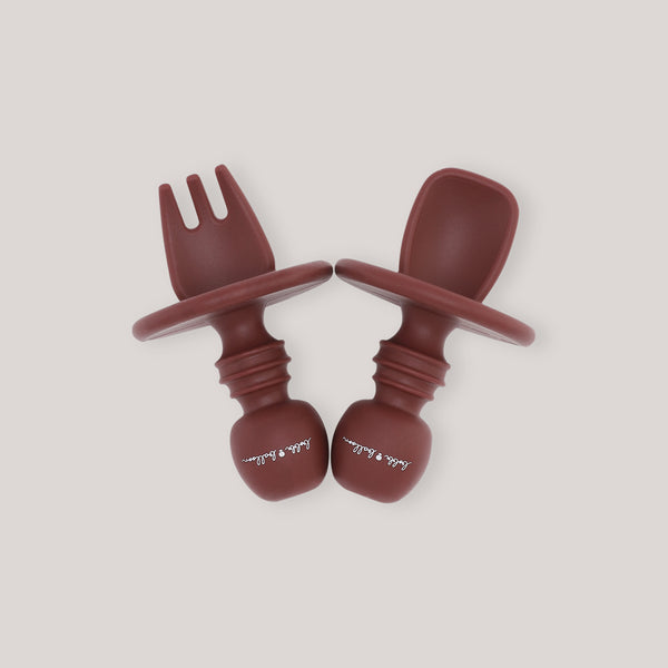Silicone Cutlery / Merlot Red