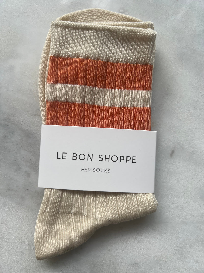 Her Socks  / Varsity Orange