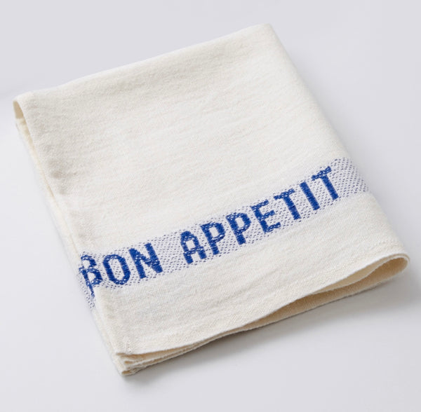 Napkin - Bon Appetit / Blanch Bleu
