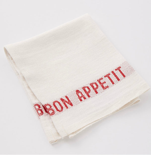 Napkin / Bon Appetit / Blanc Rouge