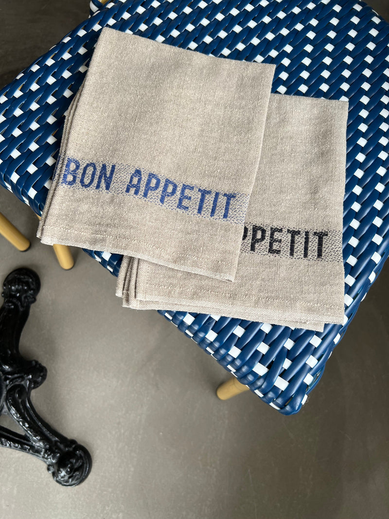 Napkin - Bon Appetit / Bleu