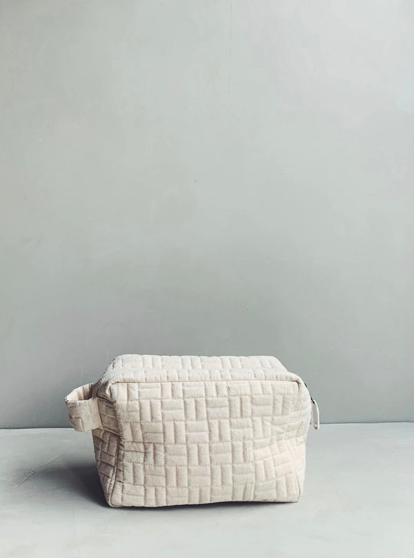 Fall quilted Pouch / Off White