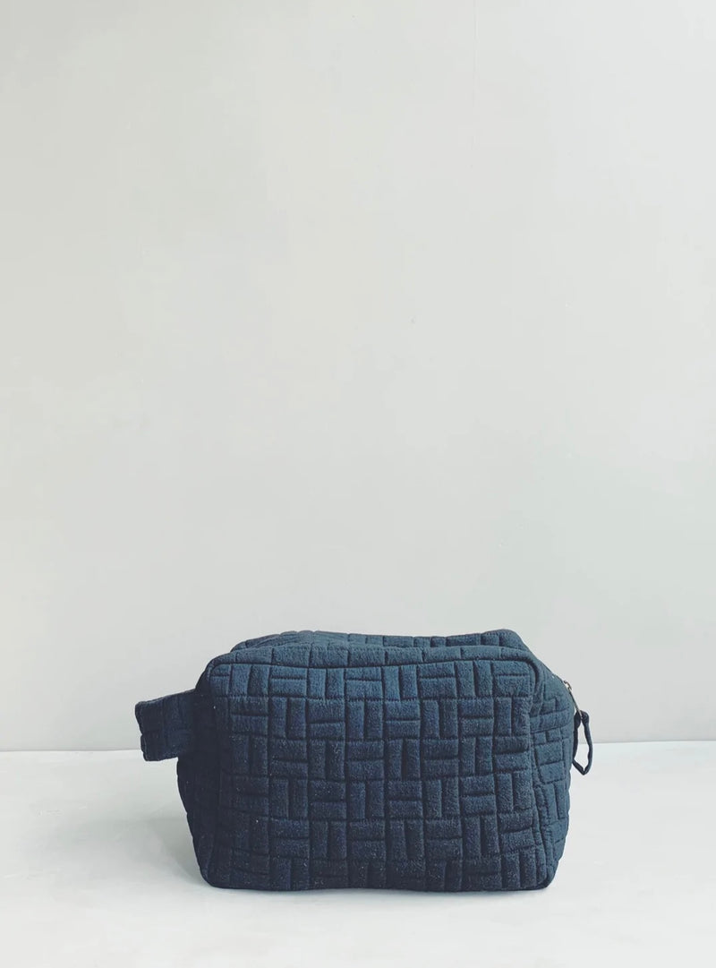Fall quilted Pouch / Dark