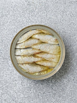 Brislinger i olivenolier / 120 g