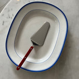 Fransk Bistro Tærte- Kagekniv / Burgundy