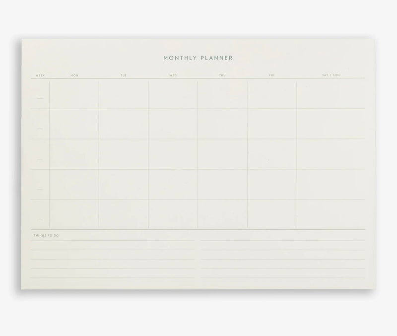 Monthly Planner / A4