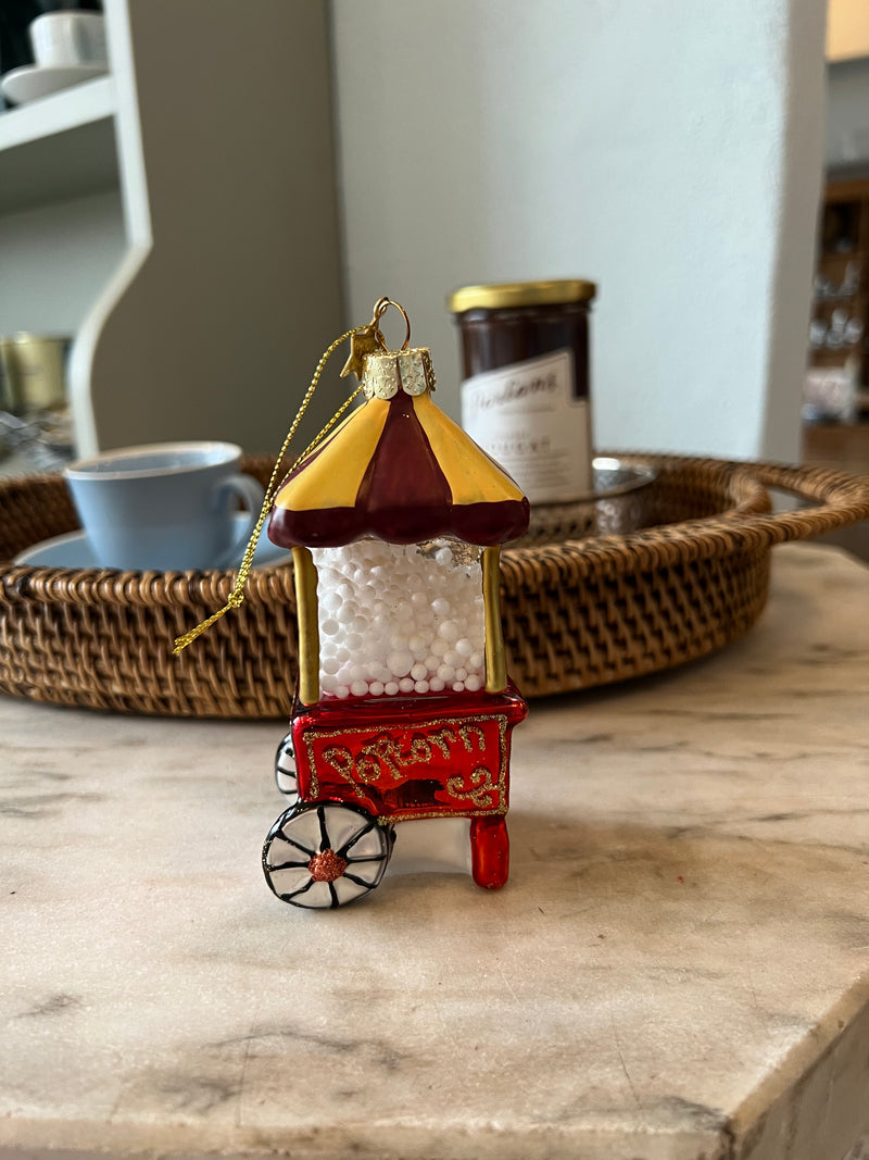 Julekugle / Klassisk Popcornsmaskine