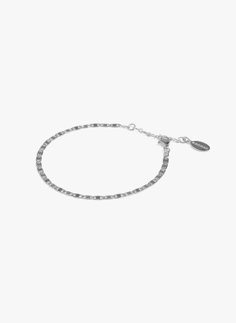 Slim Chain Anklet / Silver